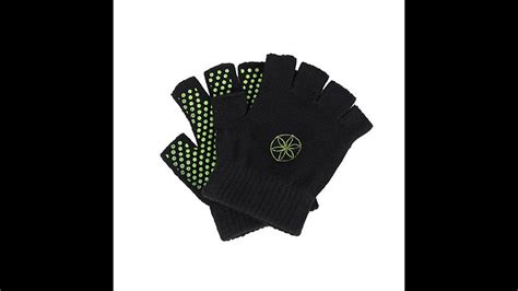 Gaiam 05 58825 Restore Grippy Yoga Gloves Youtube