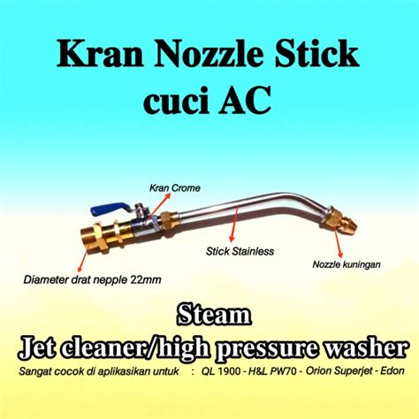 Jual Nozzle Semprot Cuci Ac Kran Nozel Steam Jet Cleaner High Pressure