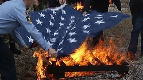 Military Burns Flags In Annual Tradition