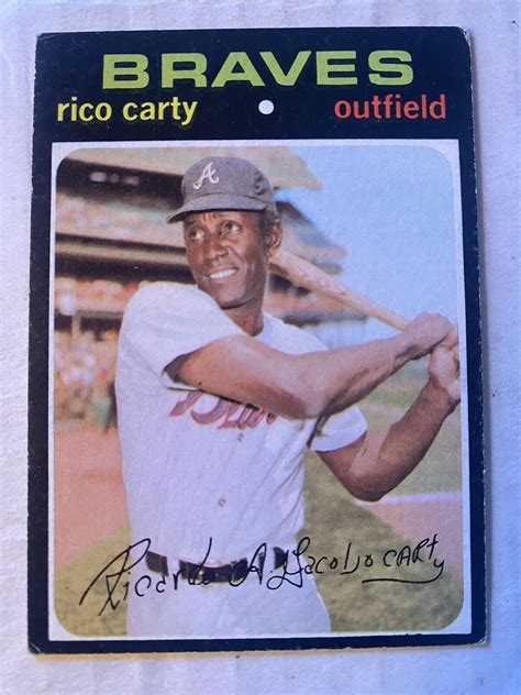 Topps Rico Carty Atlanta Braves Ebay