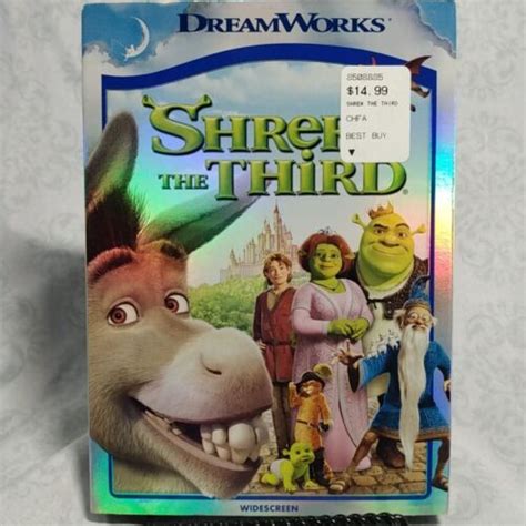 Shrek The Third Dvd Widescreen Dreamworks Swb Combined