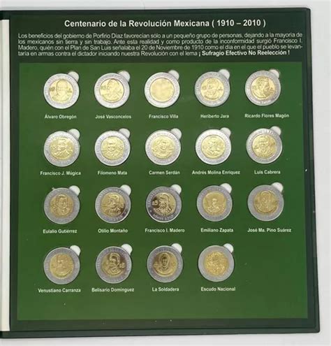 Colecci N Monedas Independencia Y Revoluci N Mexicana Mercadolibre