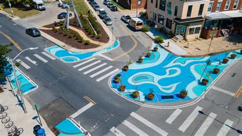 Tactical Urbanism In Baltimore Yields Safer Streets Inspiring Art