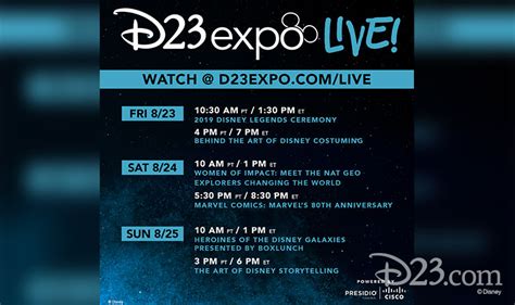 Livestream The Magic Of D23 Expo 2019 D23