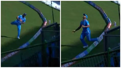 Ind Vs Afg Cwc Shardul Thakur Takes A Stunner To Send Rahmanullah