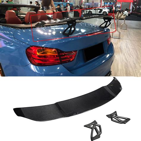 For Bmw F80 F82 F87 M2 M3 M4 C63 Cla45 Gt Carbon Fiber Rear Spoiler Wing 2016up Ebay