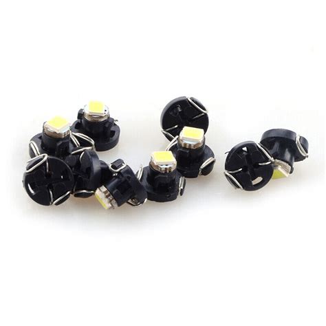 10x White T3 Neo Wedge 1 SMD LED Cluster Instrument Dash Climate Light