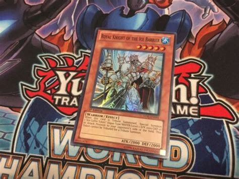 Royal Knight Of The Ice Barrier Stbl En St Super Rare Nm Yugioh