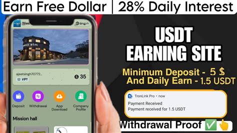 Earn Free Usdt Usdt Mining Site Usdt Investment Site Usdt