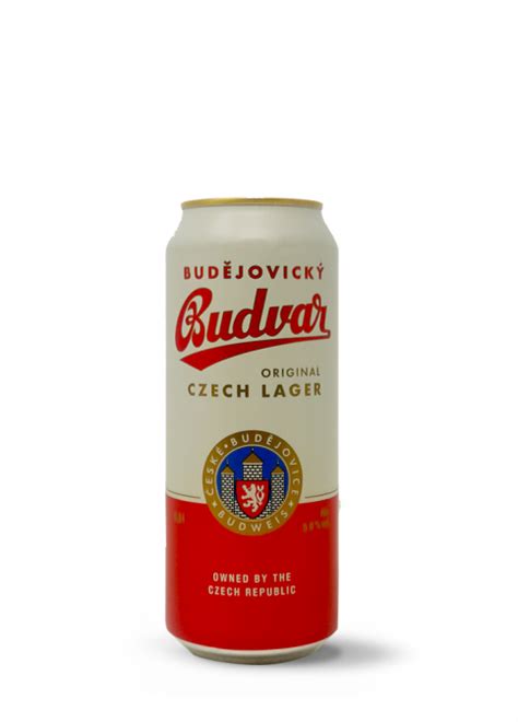 Get Spiritz Budvar Beer Lager Can 50cl