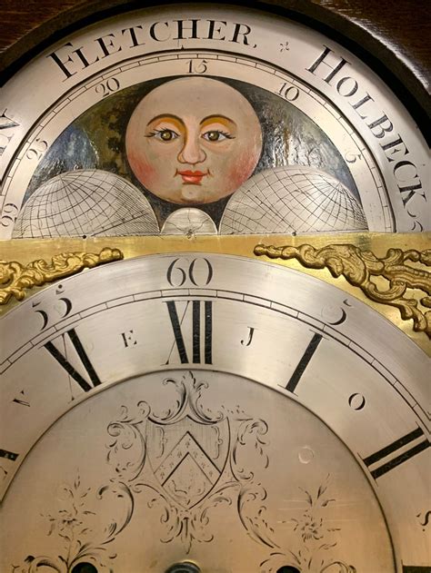 Antiques Atlas Rolling Moon Longcase Clock By John Fletcher C1765