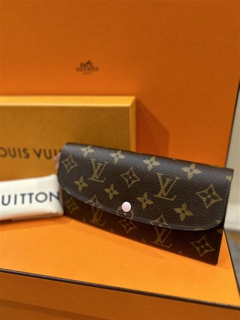 Louis Vuitton Emelie Wallet Mono Pink Micro Brand New On Carousell