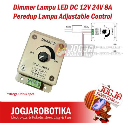 Jual Dimmer Lampu Led Dc V V A Peredup Lampu Adjustable Control Di