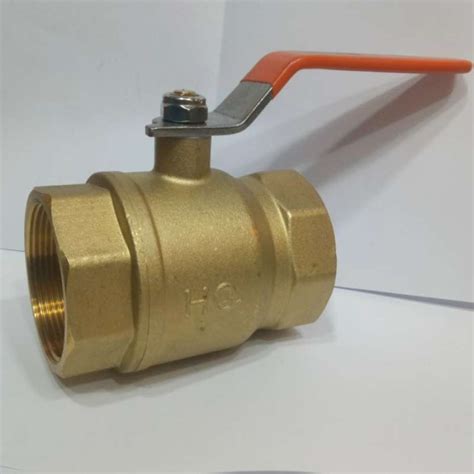 Promo Ball Valve Kuningan Drat 4 Inch Stop Kran Air Brass HQ Diskon