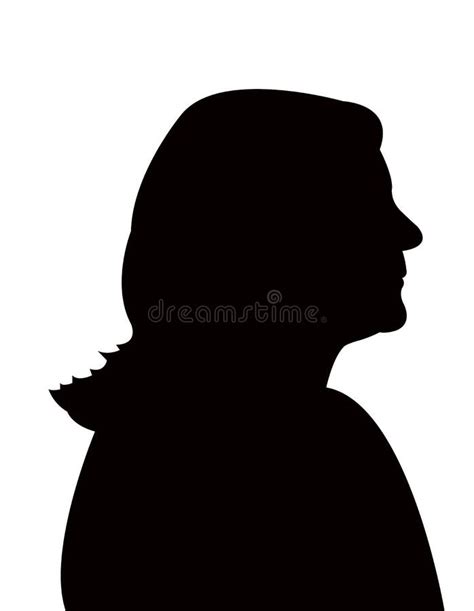 Vector De Silueta De Cabeza De Mujer Ilustración Del Vector