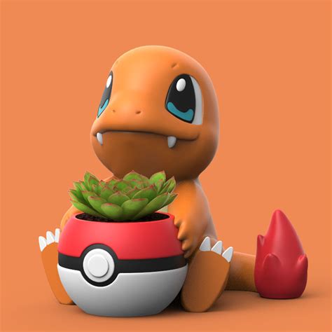 D Print Pokemon Planter Set Stl Nnm Club