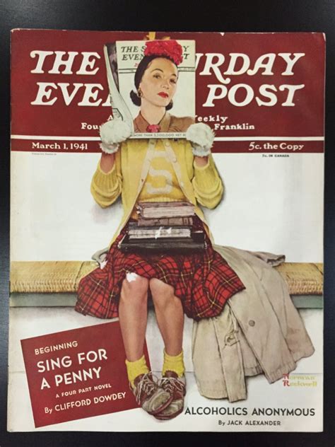 Saturday Evening Post March 1 1941 W Norman Rockwell