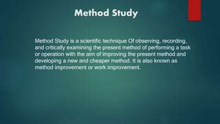 method studypptx business business  finance