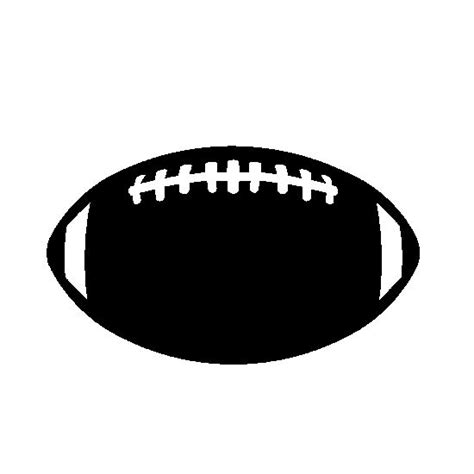 Football Ball Silhouette - ClipArt Best