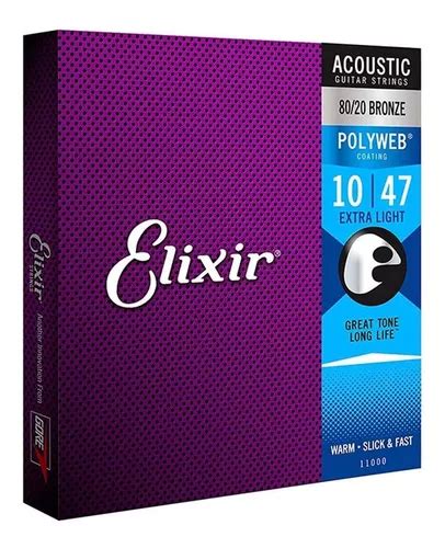 Set De Cuerdas Guitarra Ac Stica Elixir