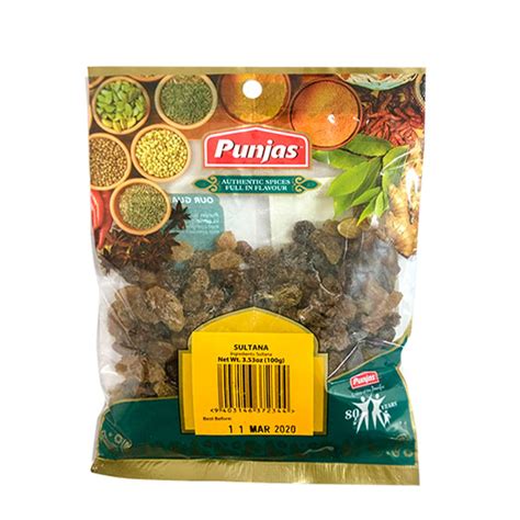 Punjas Sultanas 100g Mh Online Fijis Ultimate Online Shopping