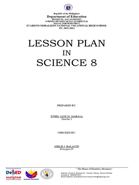 Science Lesson Plan | PDF