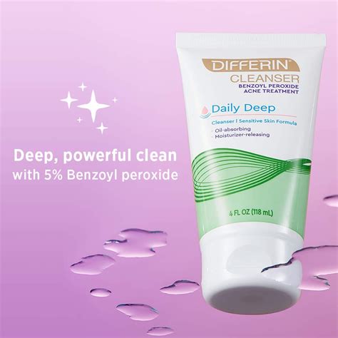 Differin Daily Deep Cleanser 4oz Ivys Store