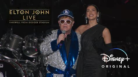 Cold Heart Elton John Dua Lipa Live HD Dodger Stadium YouTube