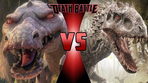 Rudy vs. Indominus Rex by OmnicidalClown1992 on DeviantArt