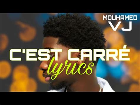 VJ C est CARRÉ lyrics paroles lyrics senegal YouTube