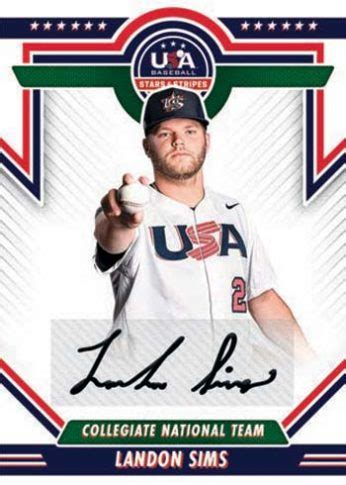 Panini Stars Stripes Usa Baseball Checklist Hobby Box Info