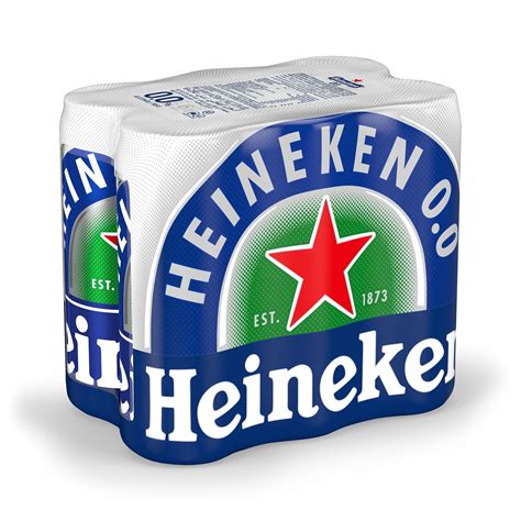 Buy Heineken Zero Alcohol Free 0.0% Cans 250ml 6 Packs Online in Kuwait | Talabat Kuwait