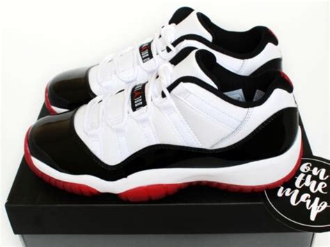 Nike Air Jordan 11 Xi Retro Low Concord Bred Black Red Gs 2020 Uk 3 4 5 Us New Ebay