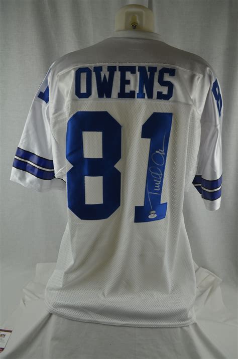 Lot Detail - Terrell Owens Autographed Dallas Cowboys Jersey