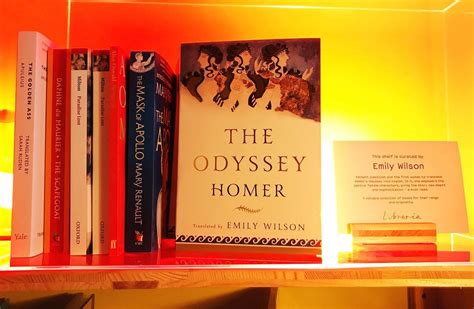 Libreria Another Incredible Guest Shelf This Time By Emily Wilson Eminent Classicist And