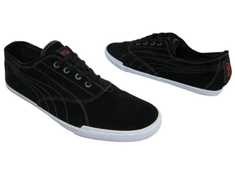 Puma Mens Tekkies Hunger Suede Black Sneakers Shoes 170316784