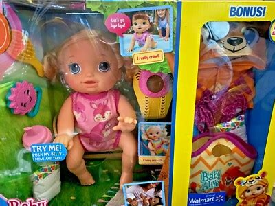 BABY ALIVE GO BYE BYE DOLL BLONDE BONUS CRAWLS TALKS CLOTHES ACCESSORIES NEW EBay