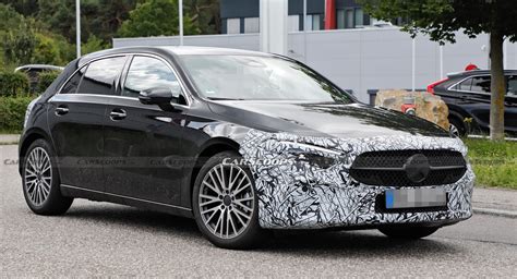 2022 Mercedes A Class Facelift Continues To Show Incremental External Updates Carscoops