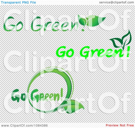 Clipart Go Green Icons 1 - Royalty Free Vector Illustration by Vector ...