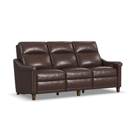 Flexsteel Elizabeth 1535-62PH 297-72 Transitional Power Reclining Sofa ...