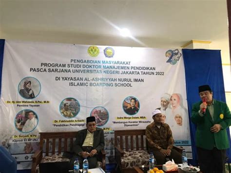 S3 Manajemen Pendidikan UNJ Lakukan Pengabdian Masyarakat Di Pesantren