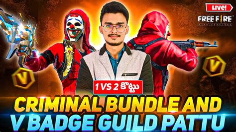 1 VS 2 KOTTTU RED CRIMINAL GIVEAWAY AND GUILD TRIALS LIVE PATTU