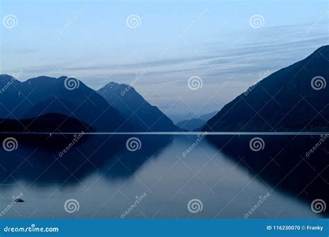 Alouette Lake in Golden Ears Provincial Park in British Columbia Stock ...