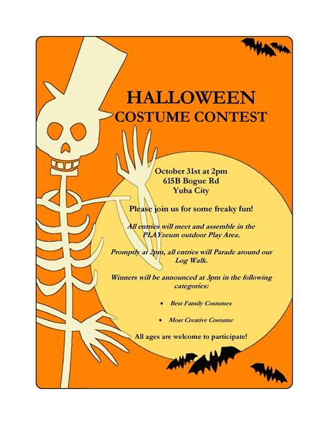 33 Halloween Costume Contest Flyer Template Halloween Party