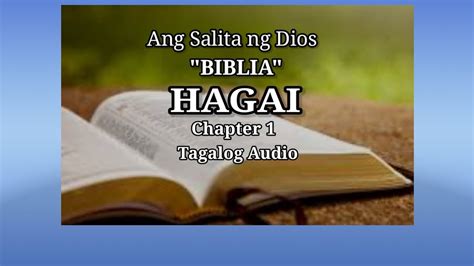 Ang Salita Ng Dios Biblia Aklat Sa Lumang Tipan Hagai Chapte