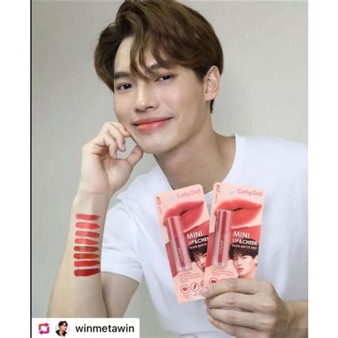 泰國 MINI LIP CHEEK NUDE MATTETINT 脣釉 腮紅假偶天成 蝦皮購物