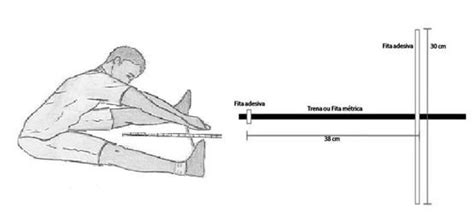 Teste de Flexibilidade Adaptado Sentar e Alcançar