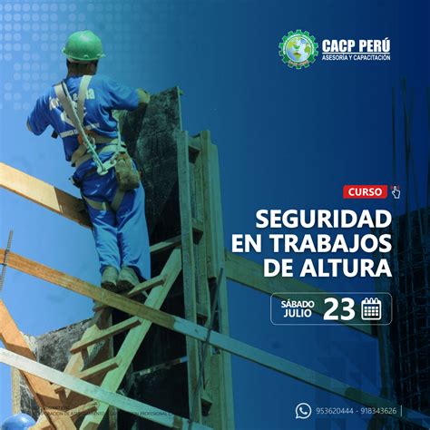 Cacp Per Curso Seguridad En Trabajos De Altura E Learning