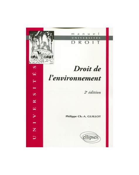 Droit De L Environnement E Dition