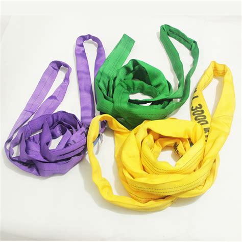 Oem Round Sling Polyester Endless Round Sling Heavy Duty Poly Lift